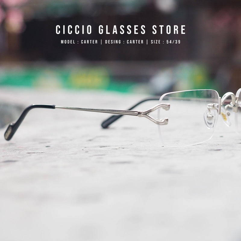 CICCIO | Rimless แว่นไร้กรอบ Model : CARTER