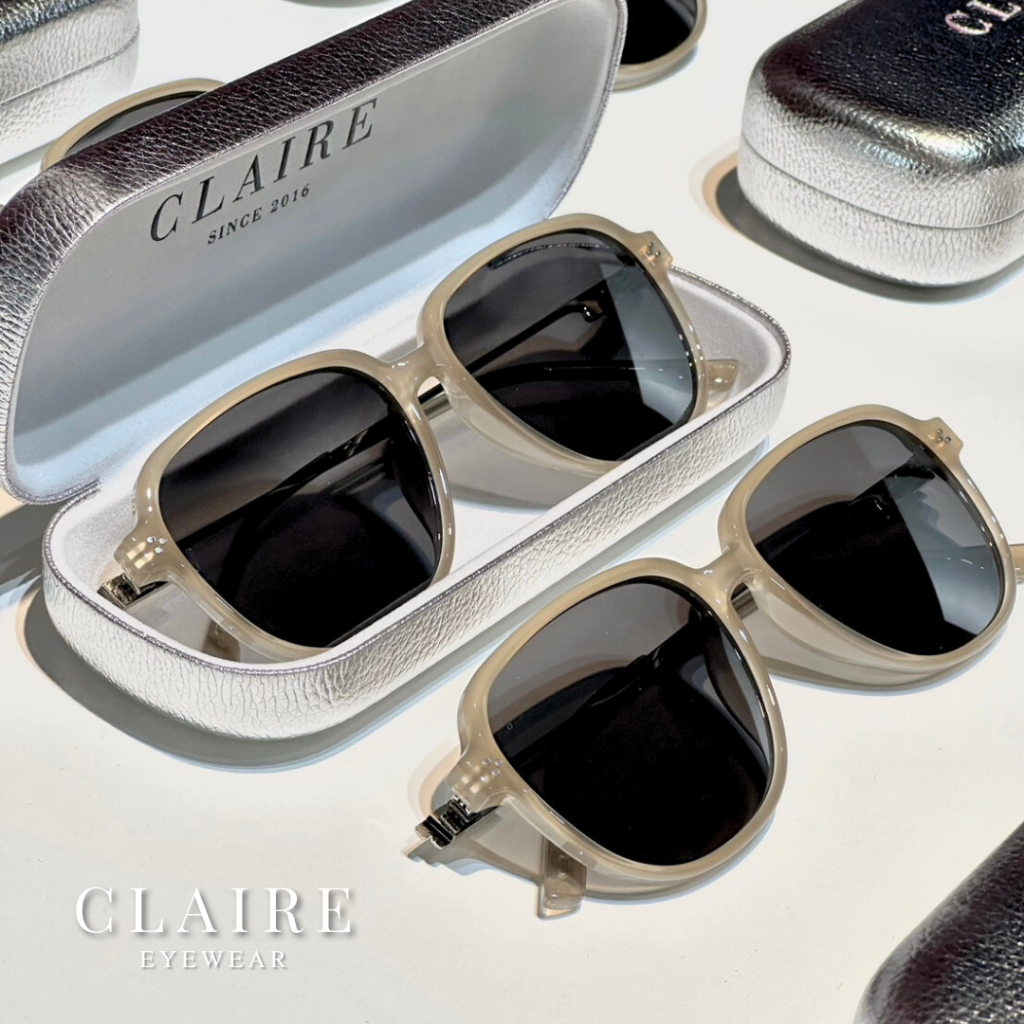 CLAIRE : (CF) แว่นกันแดด รุ่น Caffé แว่นกันแดด แว่นขับรถ
