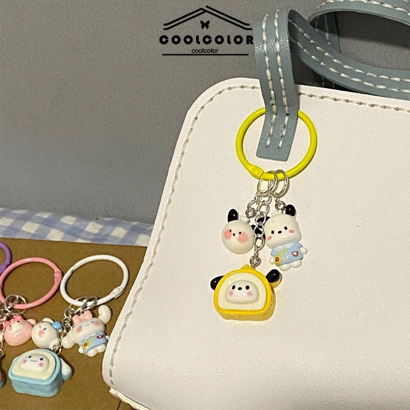 CODSanrio การ์ตูน Ins สไตล์ Keyfob สร้างสรรค์ของขวัญน่ารักส่วนบุคคลจี้กระเป๋าเป้สะพายหลังส่งจากไทย