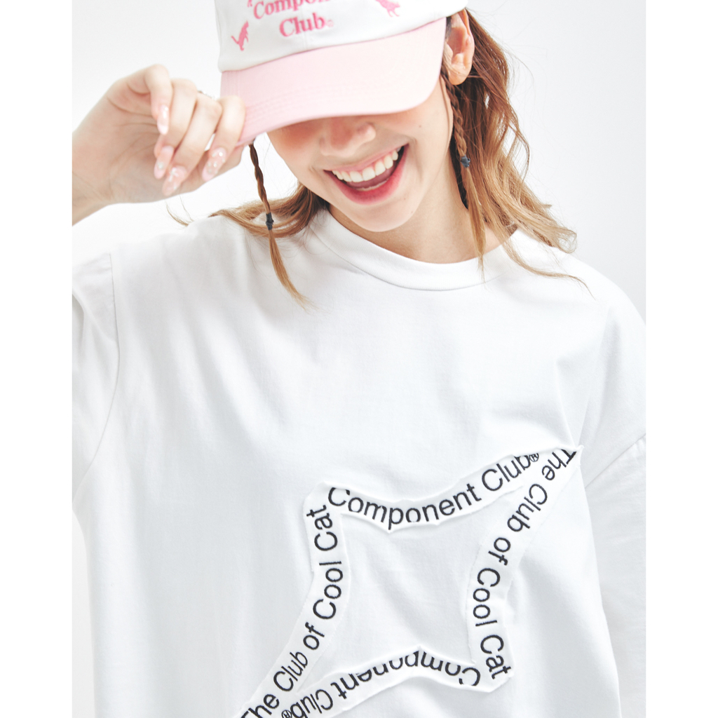 COMPONENT CLUB CAP - DENIM AND PINK CAT CLUB
