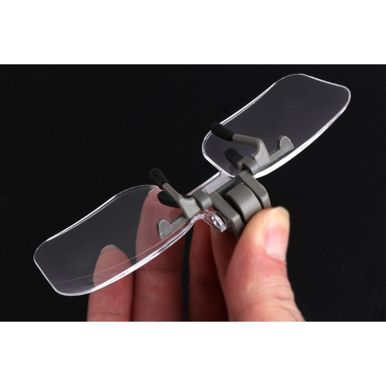 Clip Lens ขยาย 2X หนีบแว่นตา แว่นขยาย แว่นอ่านหนังสือ
