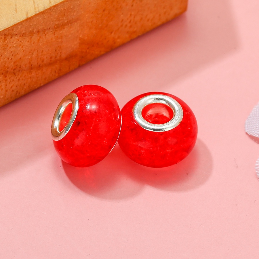 Dinglly ลูกปัด ทรงกลม 10 สี อุปกรณ์เสริม สําหรับฟาง Diy 2 ชิ้น ต่อล็อต