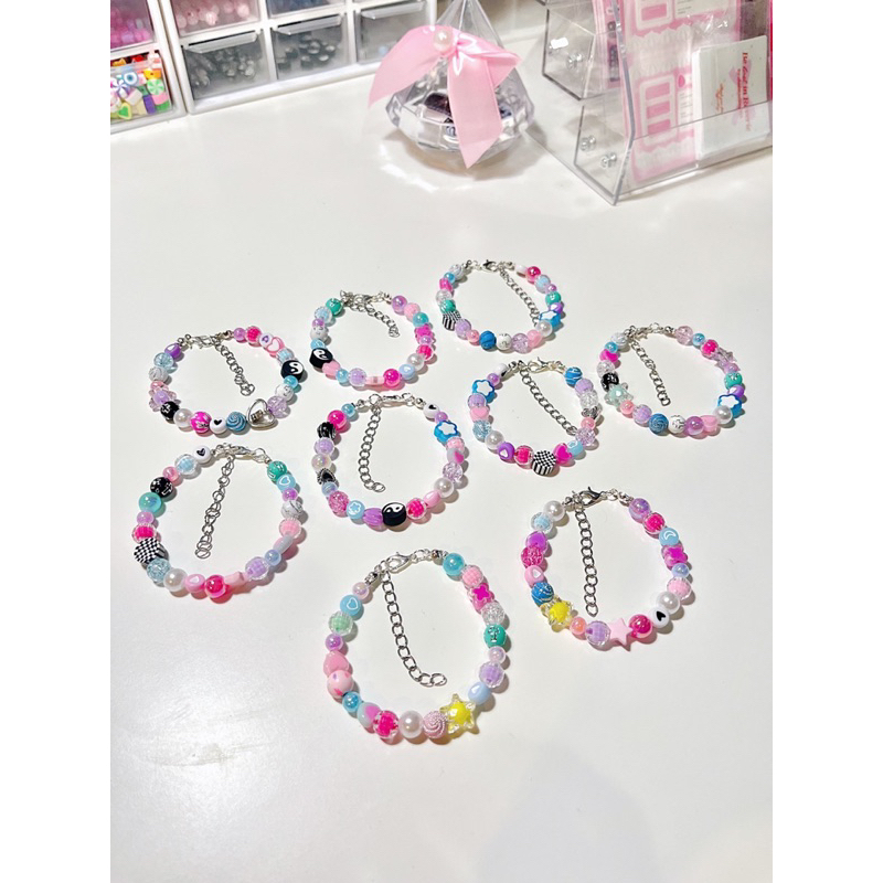 Dreamy bracelet ☁️ ☯️ กำไลลูกปัด สายปรับขนาดได้ [สินค้าพร้อมส่ง]