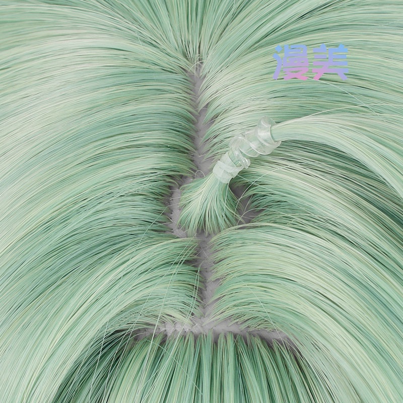Game Honkai: Star Rail Huohuo Cosplay Wig 66cm Long Green Gradient Wigs Heat Resistant Synthetic Hair
