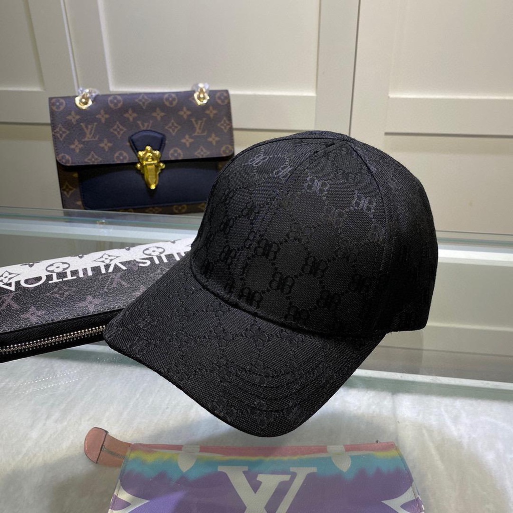 Gucci หมวกเบสบอล กันแดด พิมพ์ลายตัวอักษร B คุณภาพสูง แฟชั่นสําหรับผู้ชาย และผู้หญิง