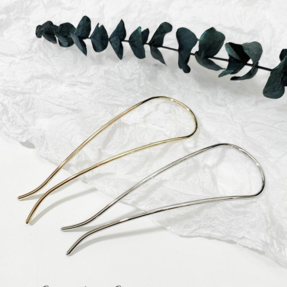 Hair Waved U-shaped Bobby Pin Barrette Salon Grip Clip Hairpins