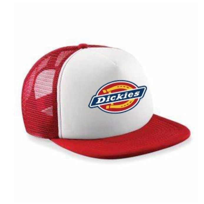 Hitam dickies Net Distro หมวกผู้ใหญ่ ลายโลโก้ สีดํา สําหรับผู้ชาย และผู้หญิง 2021