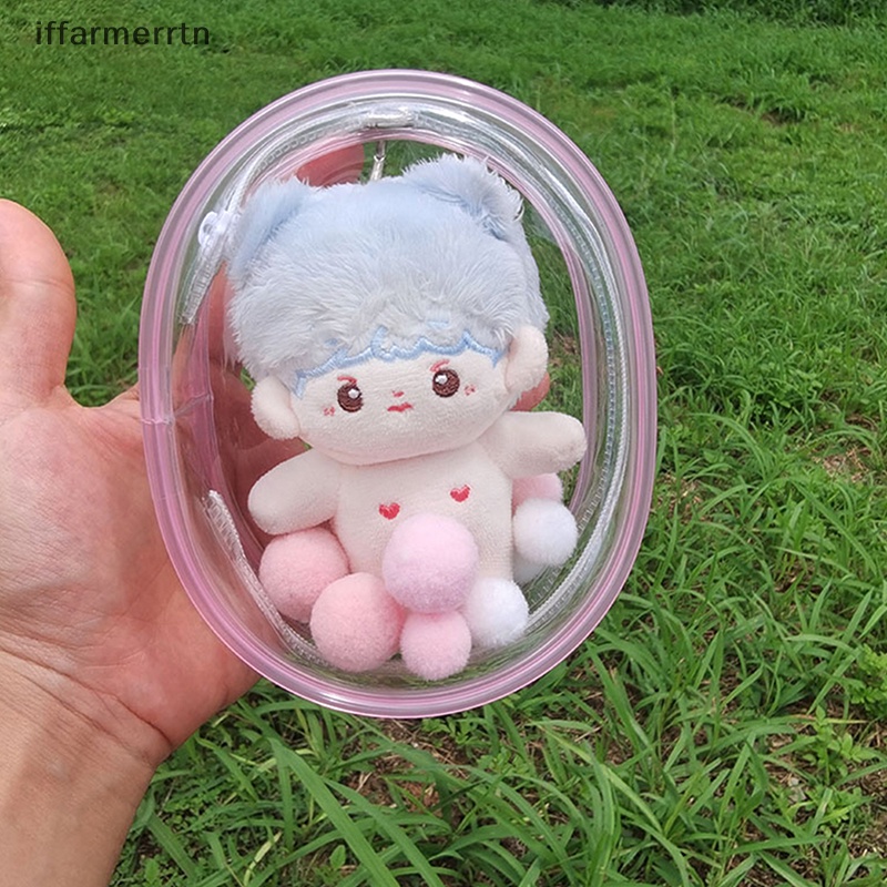 If กระเป๋าตุ๊กตา PVC ใส 10 ซม. สําหรับตุ๊กตาการ์ตูนอนิเมะ hye