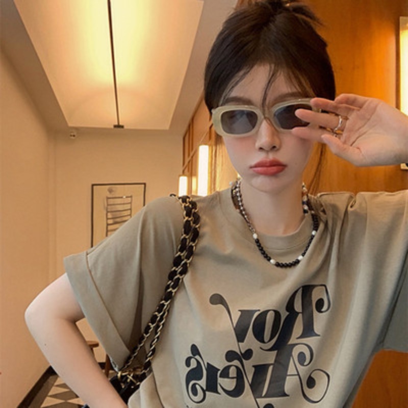 (JIUERBA) แว่นตากันแดด ไล่โทนสี ทรงสี่เหลี่ยม สไตล์ตะวันตก แฟชั่นเรโทร