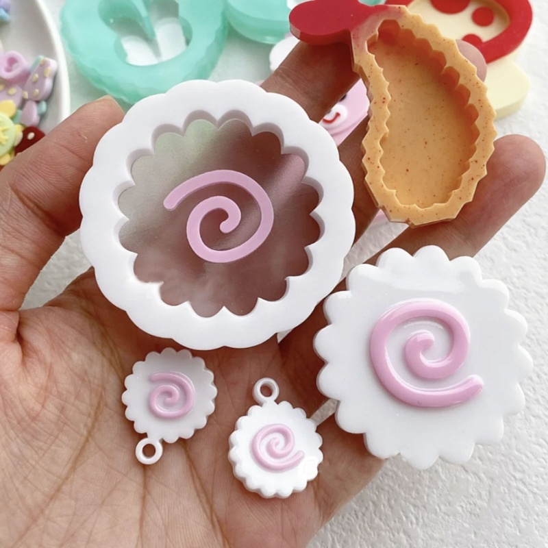 Jlove แม่พิมพ์ซิลิโคนเรซิ่น อีพ็อกซี่คริสตัล สําหรับทําจี้ต่างหู งานฝีมือ DIY