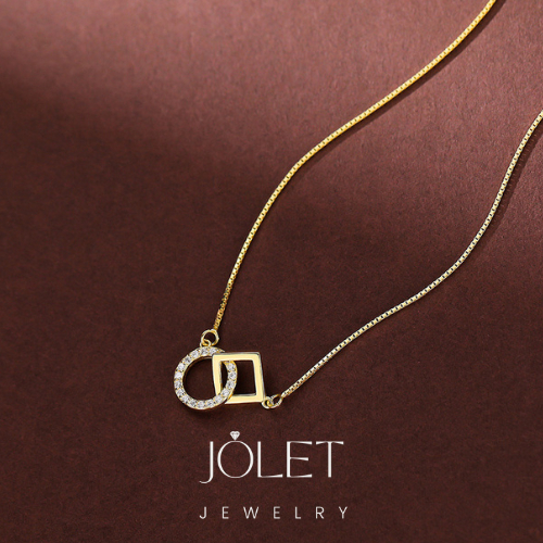 Jolet สร้อยคอ เงิน92.5 สร้อยแฟชั่นสไตล์เรียบหรู เหมาะกับทุกโอกาส