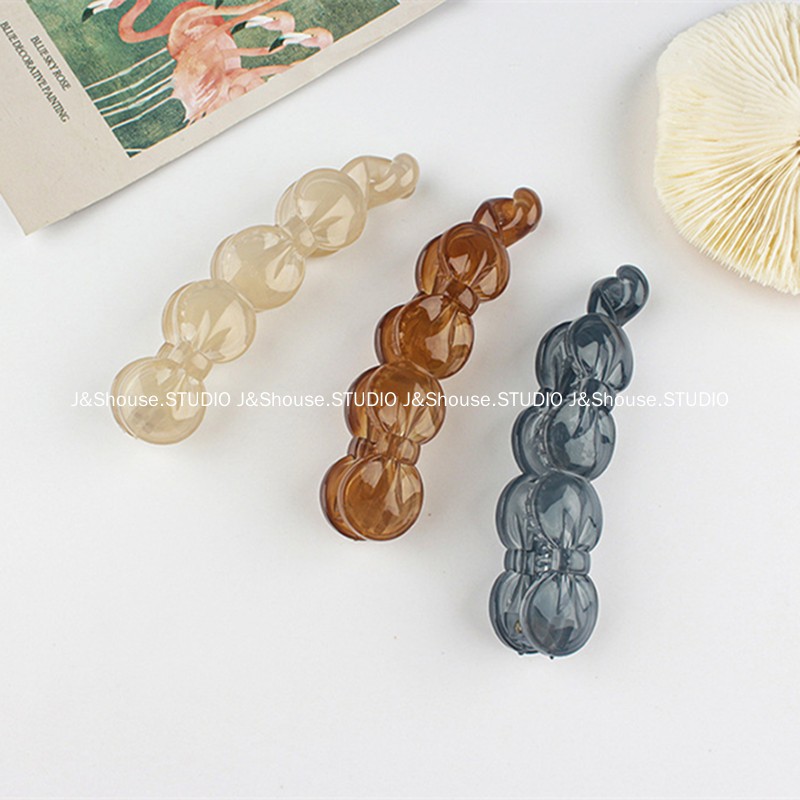 Kf282 กิ๊บติดผม รูปโบว์ ขนาดใหญ่ สไตล์เกาหลี เรียบง่าย เครื่องประดับผม