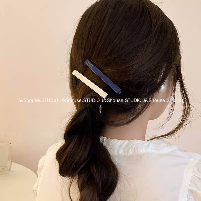 Kf584 กิ๊บติดผม ทรงคลื่น เรียบง่าย สไตล์เกาหลี และ “I” เครื่องประดับ สําหรับผู้หญิง