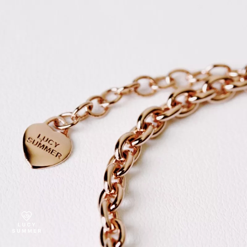 LUCY SUMMER LUNA LOVE Bracelet (สร้อยข้อมือเงินแท้ พร้อมจี้หัวใจรุ่น ลูน่า เลิฟ) Silver 925