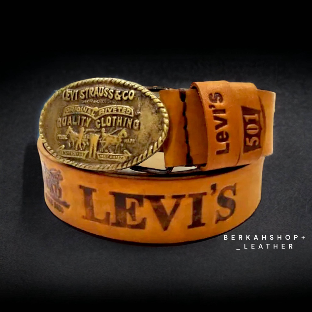 Levis Belt IPLV01 Levis เข็มขัดหนังแท้