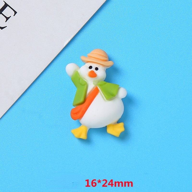 [MEET] เครื่องประดับเรซิ่น รูปเป็ดน่ารัก แฮนด์เมด DIY 1 ชิ้น ต่อถุง