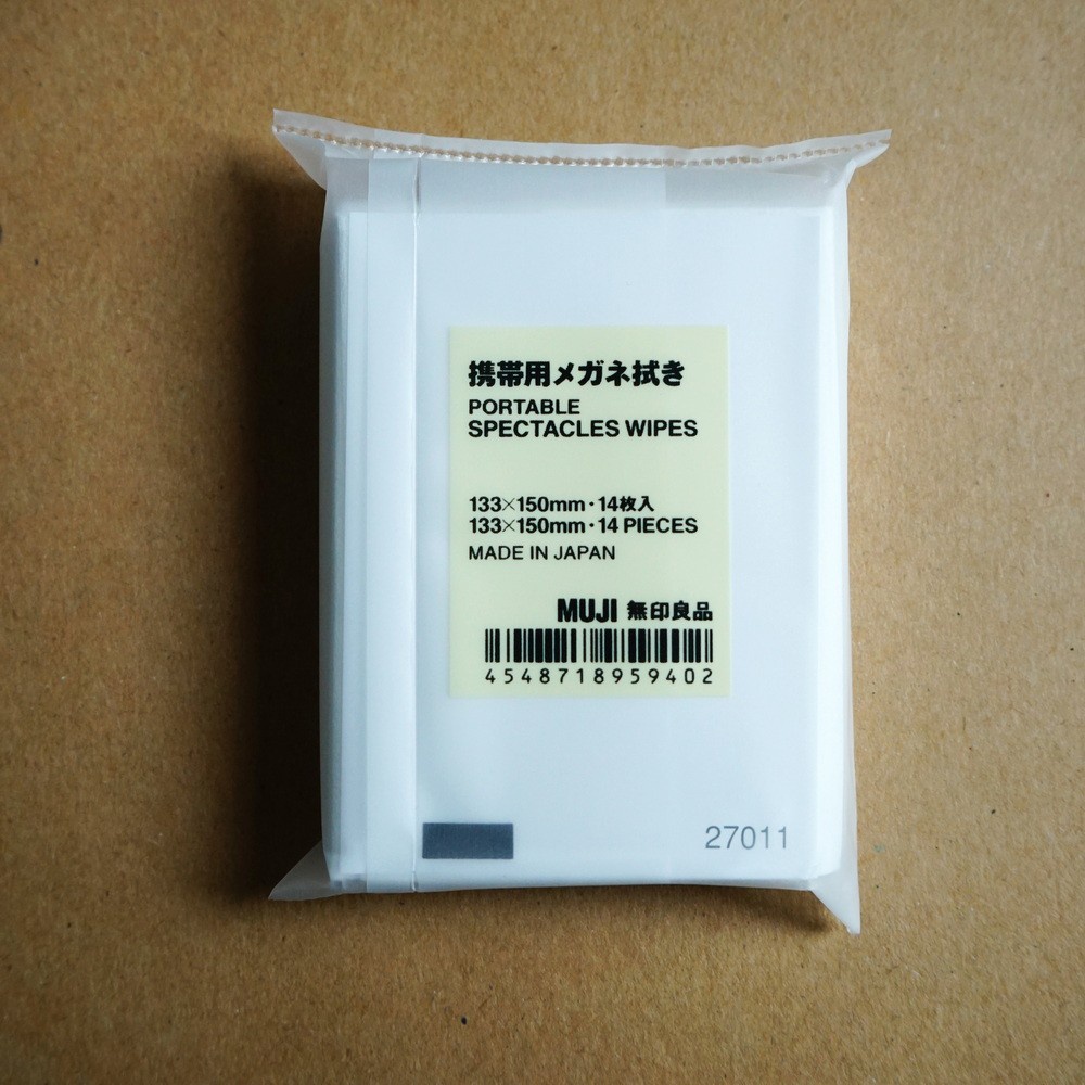 MUJI กระดาษเช็ดแว่นมูจิ Lens Cleansing Glasses สินค้าพร้อมส่งทุกวัน