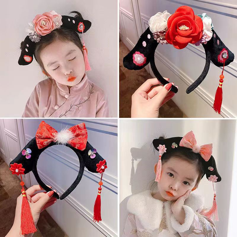 [Magpie] เครื่องประดับ ที่คาดผม รูปธงเจ้าหญิงน่ารัก สไตล์โบราณ สําหรับผู้หญิง
