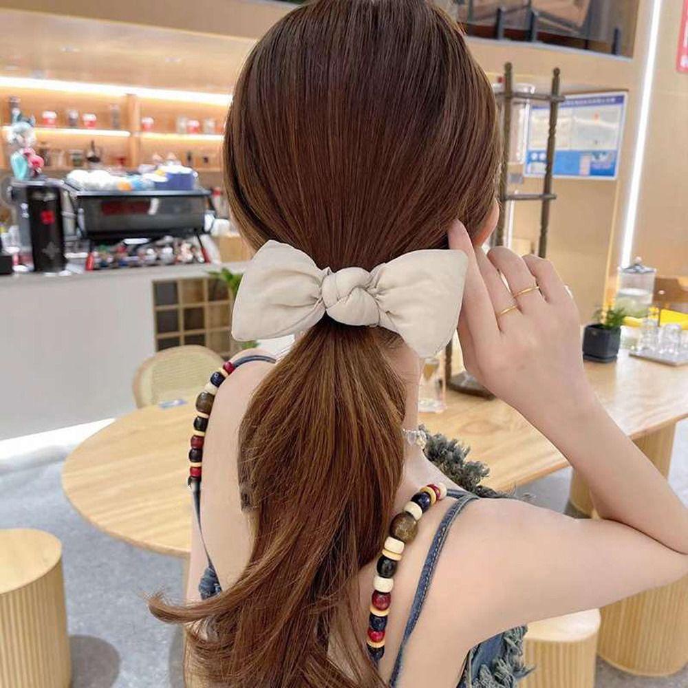 Mxmusty ยางมัดผมหางม้า ผ้าฝ้าย น่ารัก สําหรับผู้หญิง