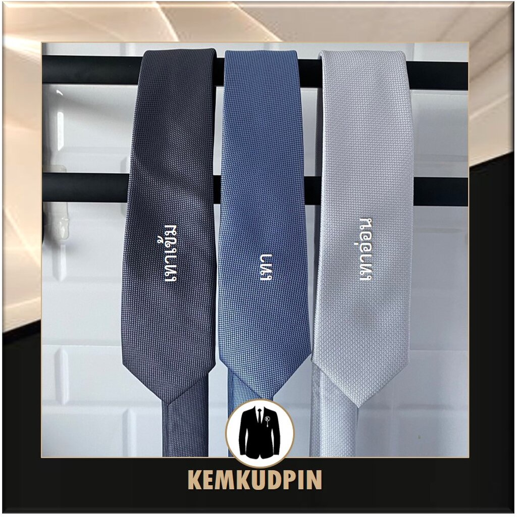Necktie เนคไทด์ ลาย สีพาสเทล ขนาด 6 CM