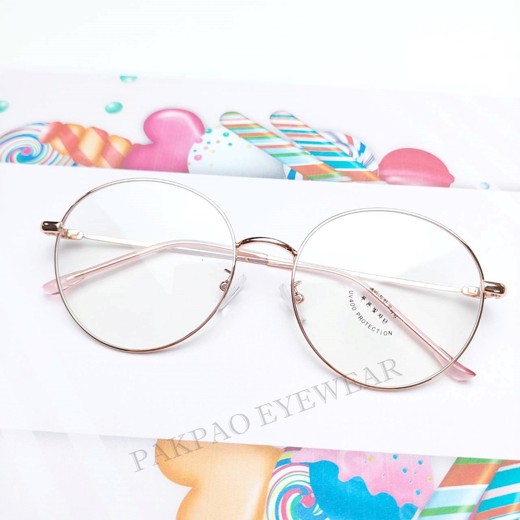 PAKPAO EYEWEAR รุ่น2550 กรอบแว่นตาโลหะ ตัดเลนส์สายตาได้