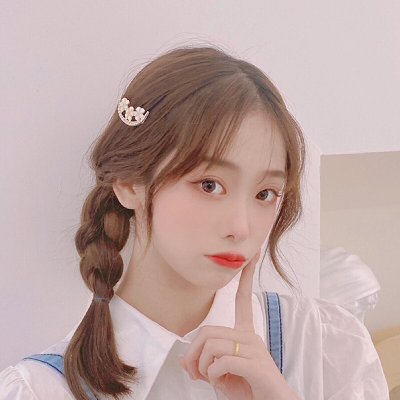 PASUAY กิ๊บดอกไม้ กิ๊บหัวใจ ประดับเพชรเทียม คริสตัลเทียม หลากสี | กิ๊บเพชร กิ๊บคริสตัล