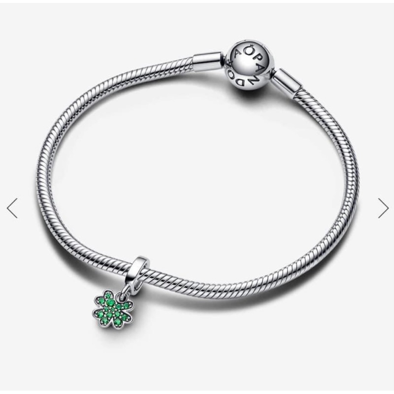 Pandora moment snake chain bracelet size 18 แท้100%
