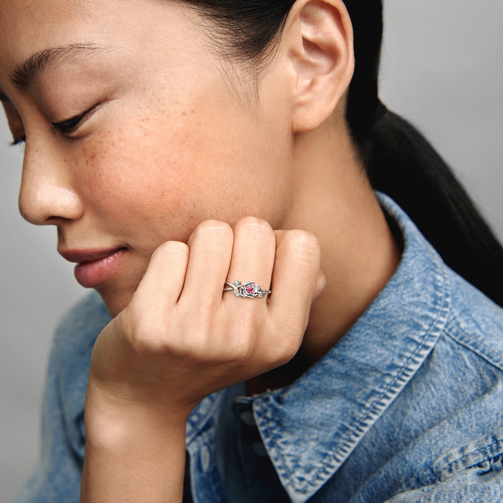 Pandora แหวน ลายดิสนีย์ โฉมงามกับเจ้าชายอสูร j111