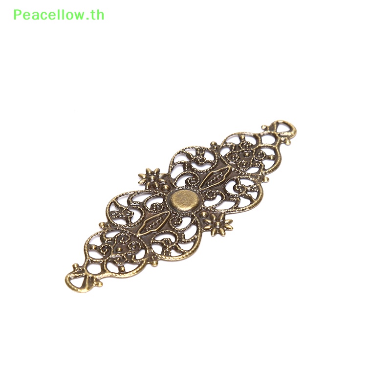 Peacellow ตัวเชื่อมต่อ ลายดอกไม้ สําหรับทําเครื่องประดับ DIY 20 ชิ้น