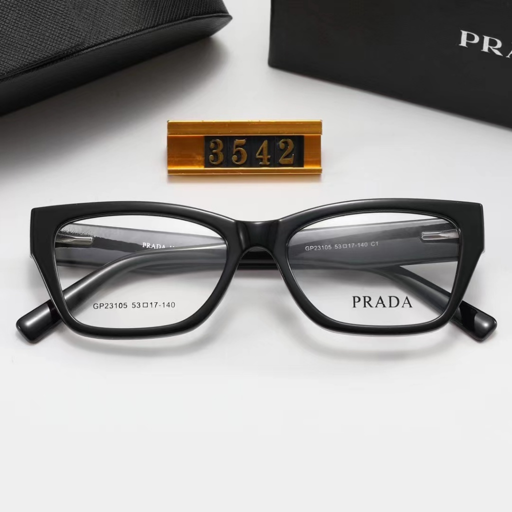 Prada ใหม่ แว่นตากันแดดแฟชั่น หรูหรา คุณภาพสูง ป้องกันรังสียูวี UV400