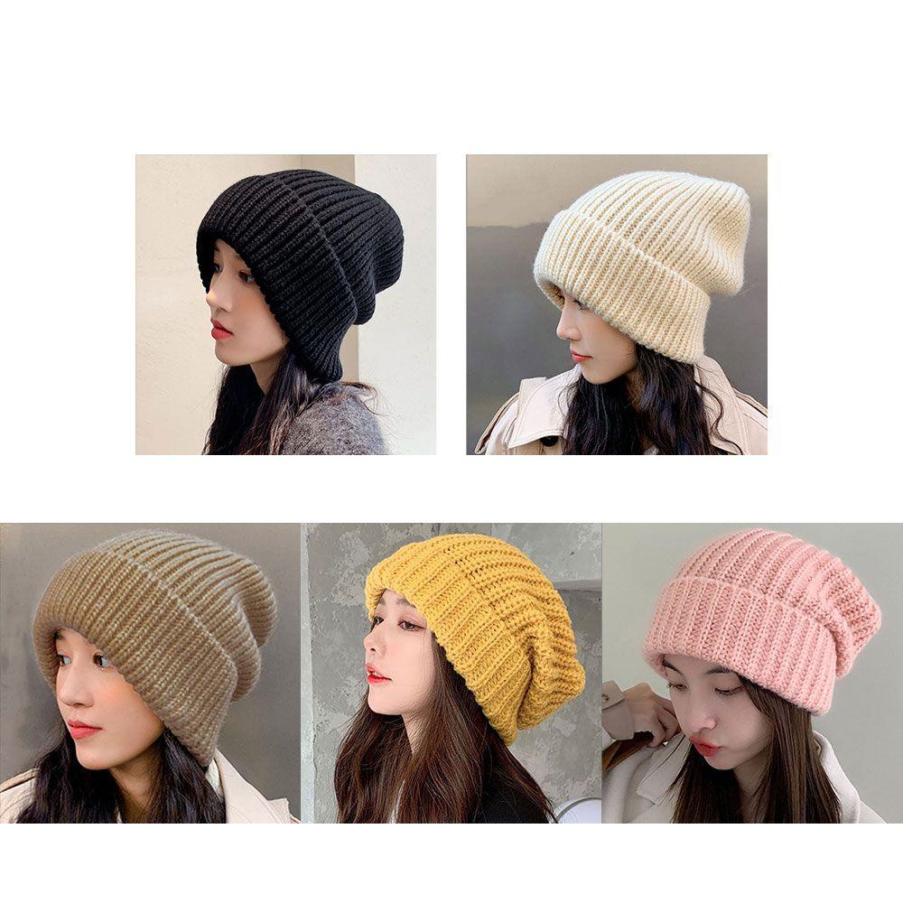 Rowans หมวกบีนนี่ ผ้าถัก ลําลอง 5 สี สําหรับผู้หญิง / ผู้ชาย