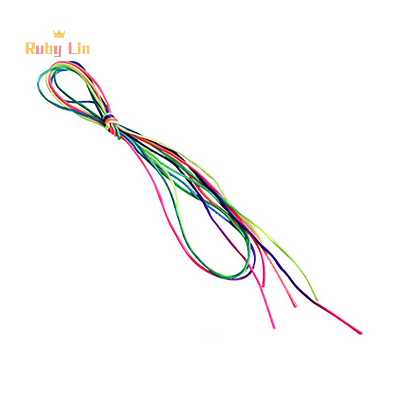 Ruby Lin เชือกถักเปียผม หลากสี 90 ซม. 32-16 ชิ้น DIY
