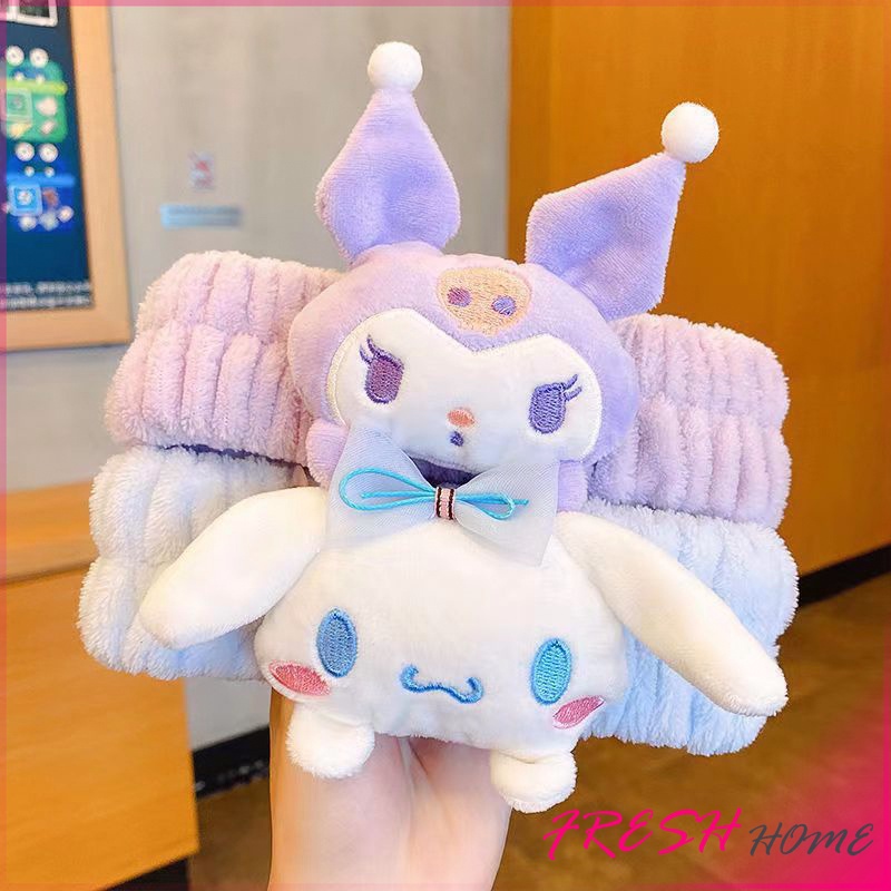 SANRIO ที่คาดผมตุ๊กตา คาดแต่งหน้า คาดเก็บผมเวลาล้างหน้า พร้อมส่ง Hair Band