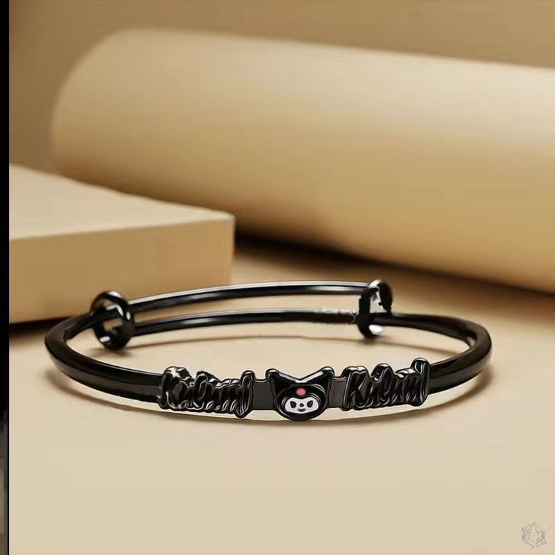 SANRIO พร้อมส่ง - สร้อยข้อมือโลหะ ลายการ์ตูน Kuromi My Melody Cinnamoroll HelloKitty น่ารัก สําหรับของขวัญ