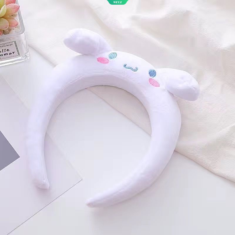 SANRIO ใหม่ ที่คาดผมฟองน้ําแต่งหน้า ลายการ์ตูน Kuromi Cinnamoroll Melody น่ารัก แฟชั่น สําหรับเด็กผู้หญิง