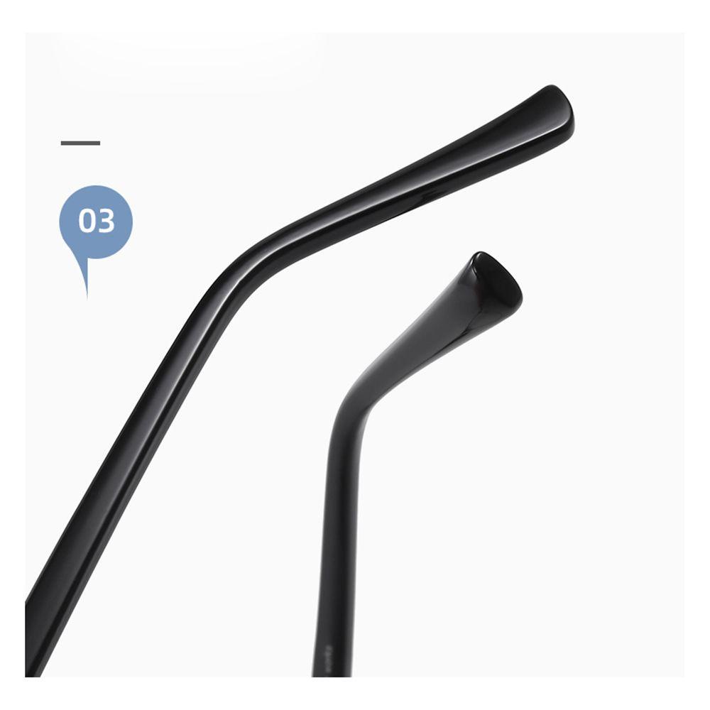 SUBEI +1.0~+4.0 Anti Blue Light Rectangle Readers Glasses Reading Glasses for Men & Women Reading Stainless Steel Ultra-light Eyeglasses Business Men