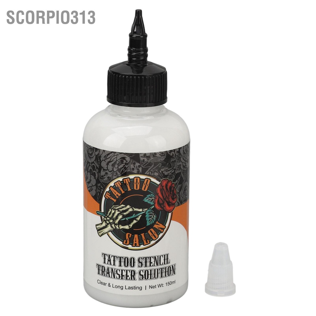 Scorpio313 150ml Tattoo Transfer Cream Stencil Solution Gel สำหรับผู้เริ่มต้นทาตัว