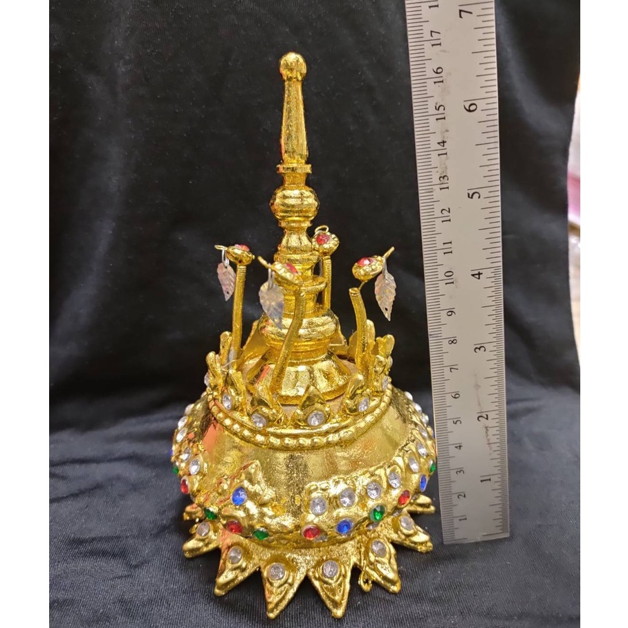 Setคู่  รัดเกล้า+จอนหู เครื่องประดับชุดไทย ราคาส่ง ประดับผม นางรำ