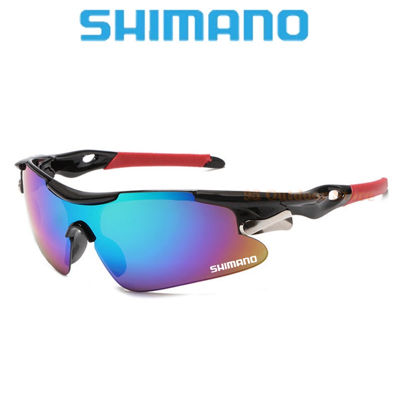 Shimano UV 400 แว่นตากันแดด เลนส์โพลาไรซ์ สําหรับขี่จักรยาน ตกปลา กีฬากลางแจ้ง