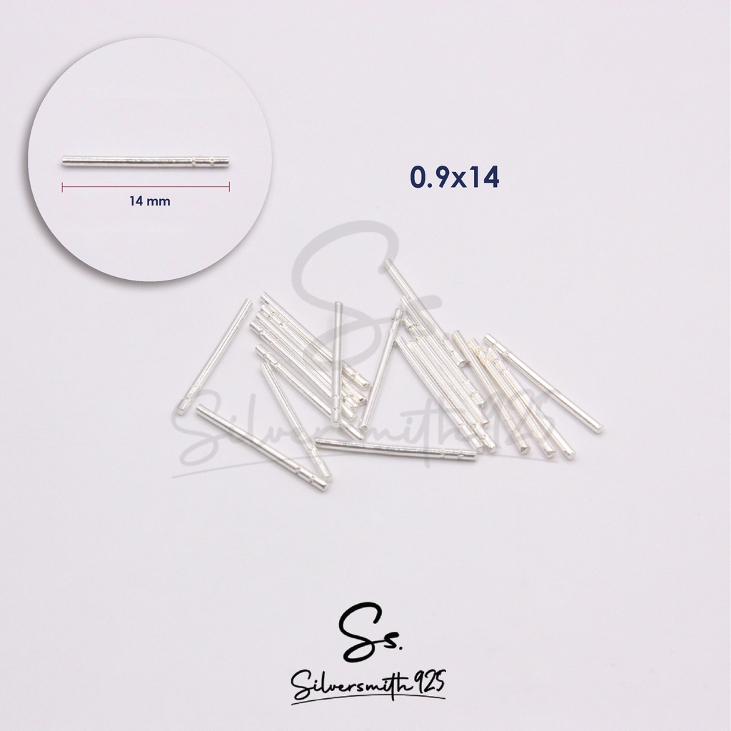 Silver925, ก้านต่างหูเงินแท้ 92.5% ขนาด 0.9 มิล ก้านเงิน 925