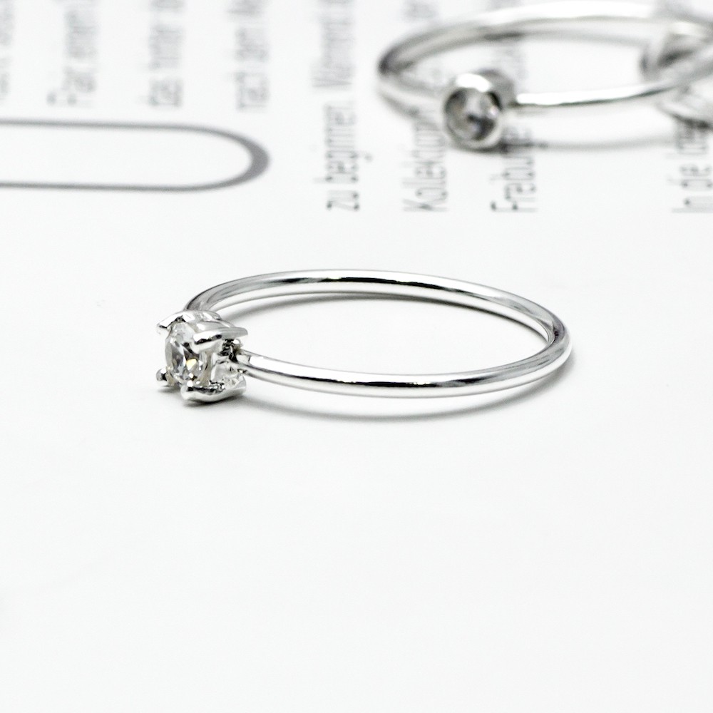 Star Jewelry แหวนเงินแท้ 92.5% แหวนแฟชั่น แหวนมินิมอล รุ่น RS3054