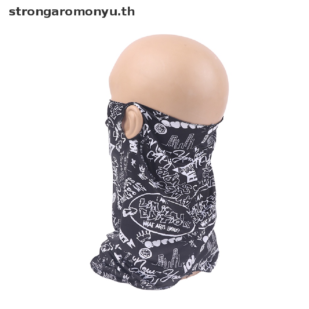 Strongaromonyu หน้ากากพังก์ ป้องกันรังสียูวี แฟชั่นฤดูร้อน สําหรับผู้ชาย และผู้หญิง 1 ชิ้น