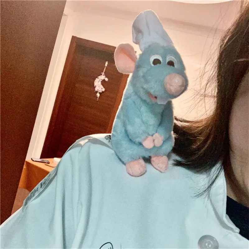 Tiktok Ratatouille ที่คาดศีรษะ รูปตุ๊กตา ผ้ากํามะหยี่ขนนิ่ม ปีกกว้าง เครื่องประดับ สําหรับล้างหน้า