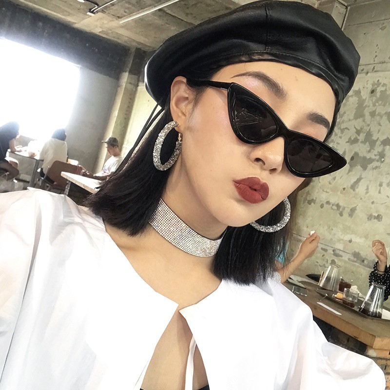 Ulzzang แว่นตากันแดด สไตล์เกาหลี สำหรับผู้หญิง