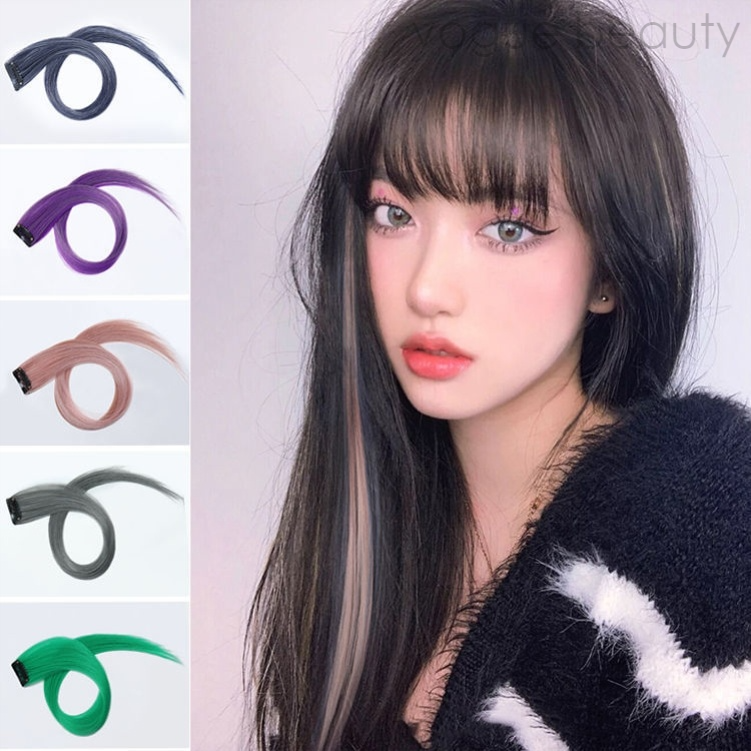 Vogue beauty ช่อผมปลอม หลากสี สำหรับตกแต่งต่อผม