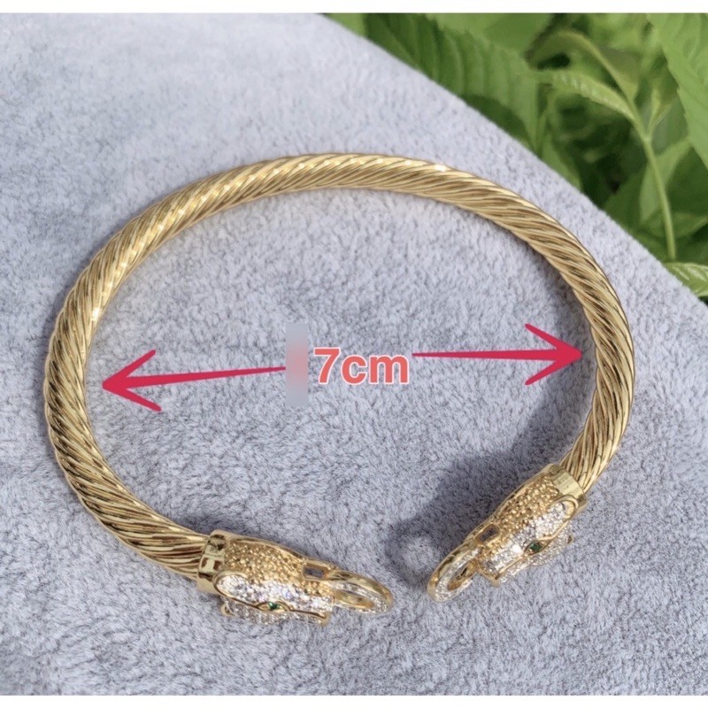XUPING JEWELRY กำไลหัวเสือหัวเสือ สร้อยข้อมือกำไลข้อมือทองแฟชั่นผู้หญิง