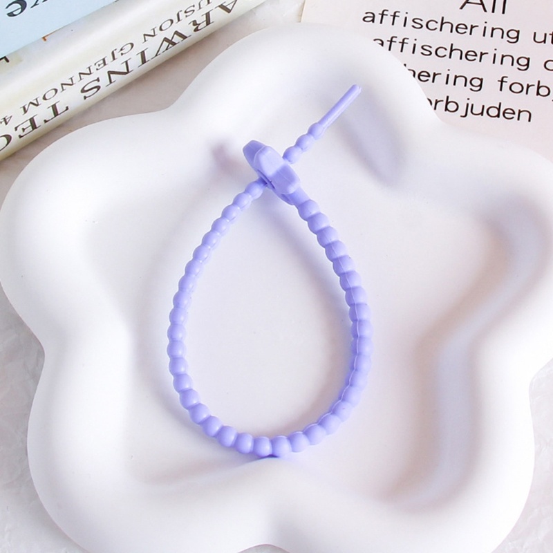 Yyq สายเชือกซิลิโคน รูปดาวน้อย 20 สี สําหรับคล้องพวงกุญแจ เครื่องประดับ DIY