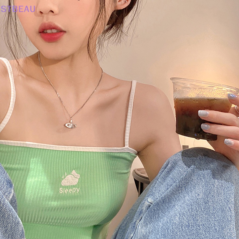 [cxSTBEAU] สร้อยคอโซ่เหล็กไทเทเนียม จี้รูปดาวเคราะห์ เครื่องประดับสําหรับผู้หญิง