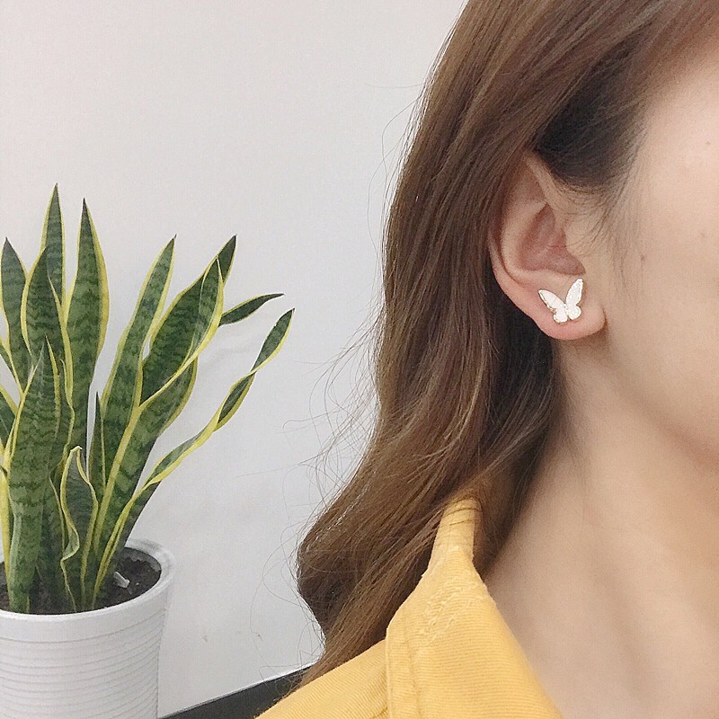 earika.earrings - Buttervine collection รวมต่างหูก้านเงินแท้ลายผีเสื้อสีหวาน ผิวแพ้ง่ายใส่ได้