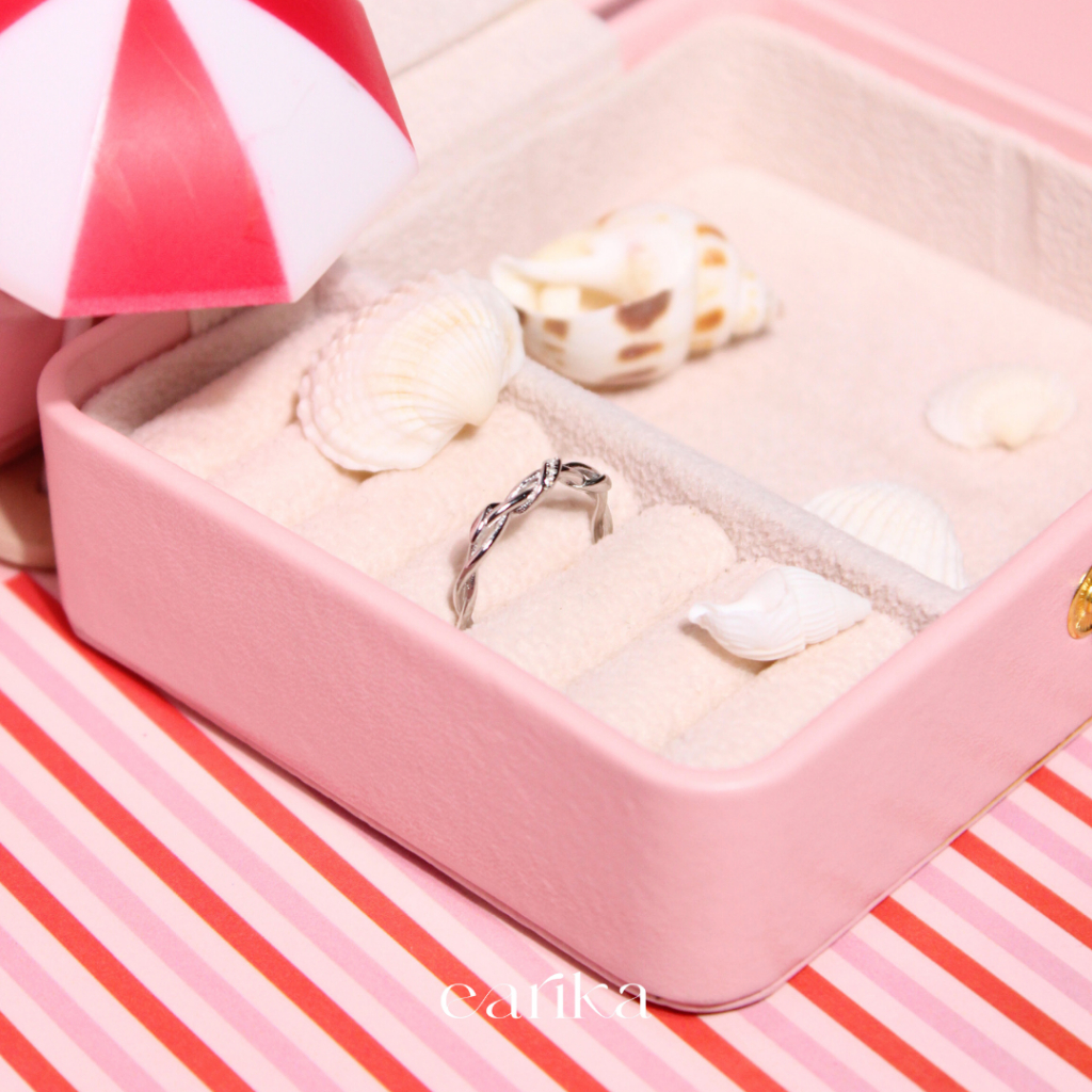 earika.earrings -  liana of the soul ring แหวนคู่เกลียว เงินแท้ เหมาะสำหรับคนแพ้ง่าย